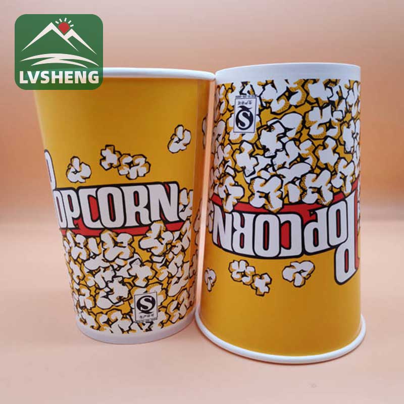 Ember kertas popcorn yang terbiodegradasi