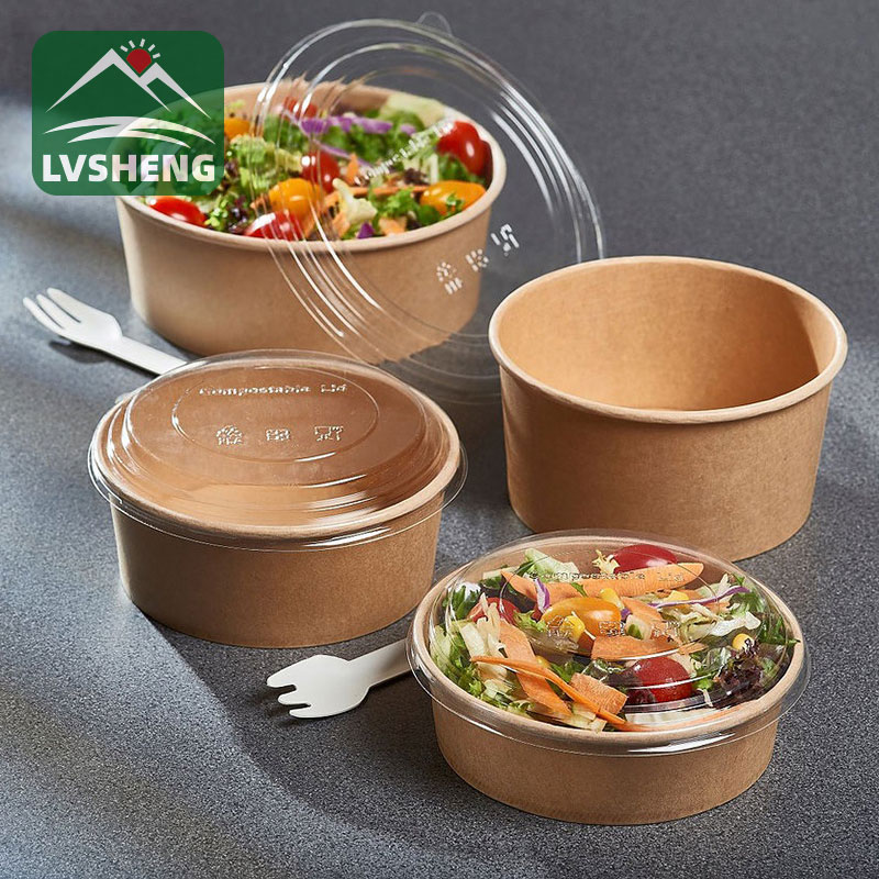 China Paper Bowl dengan tutupnya