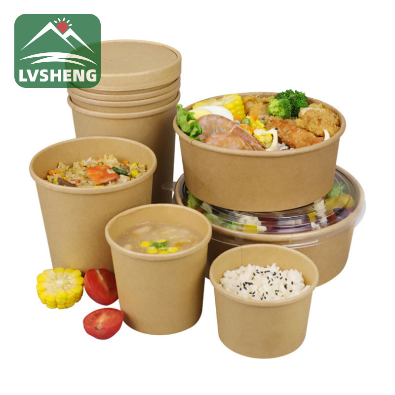 Wadah salad sekali pakai